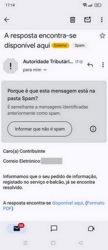 Alerta de segurança