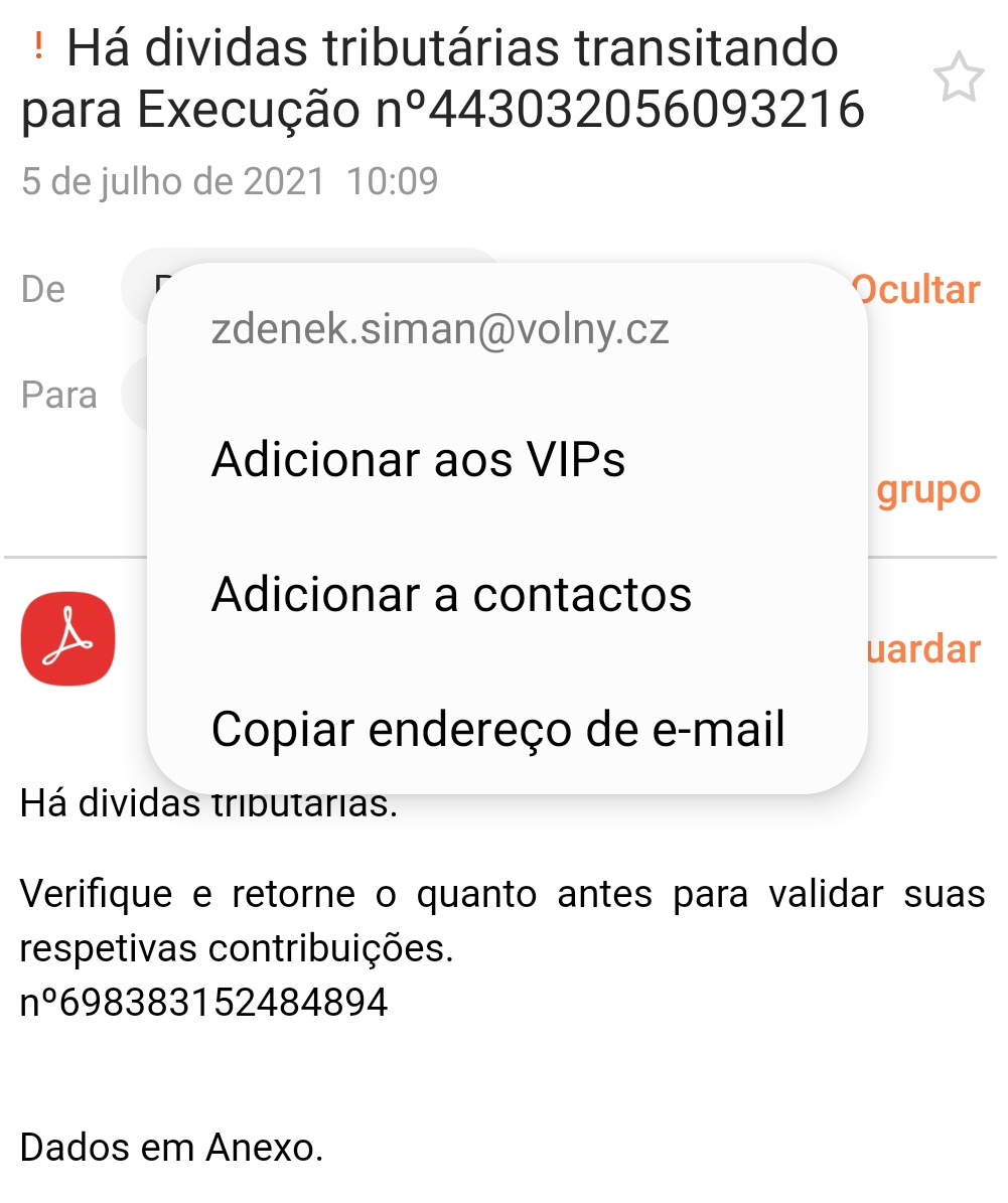 Alerta de Segurança Phishing AT Screenshot 2