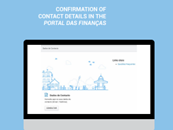Confirmation of Contact Details in the Portal das Finanças