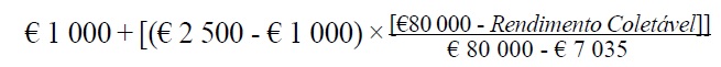 fórmula da alínea b) do n.º 7 do artigo 78.º do CIRS